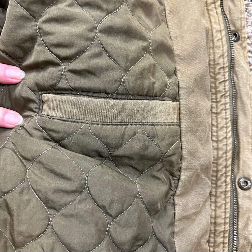 Levi’s Canvas Quilted Utility Trucker Jacket Brown Size XXL - Picture 7 of 11